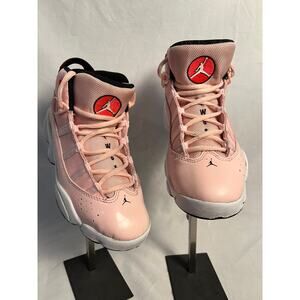 Jordan 6 Rings Pink Basketball Sneakers Youth Size 2Y